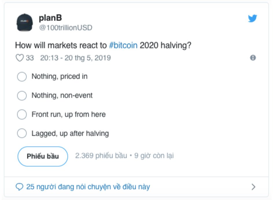 Bitcoin Halving khảo sát