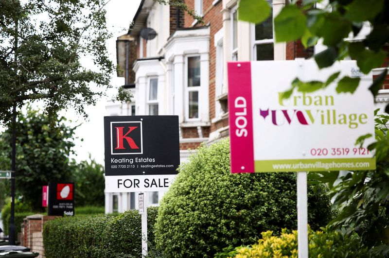 UK annual house price rise eases to 10.8% - Halifax
