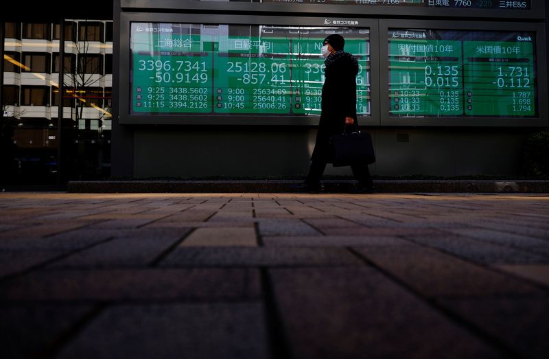 Asian stocks follow Wall St futures lower