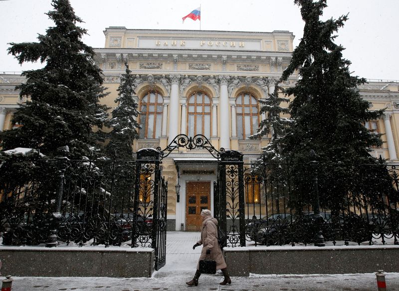 Russia's economy to start stabilising in 'new equilibrium' near year-end -central bank