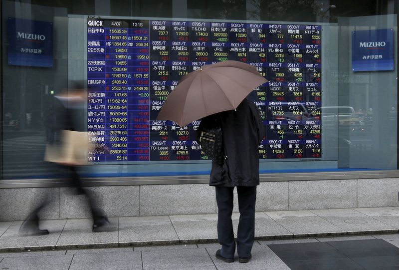 Asian shares trim losses, while dollar firms on Powell's rate pain warning