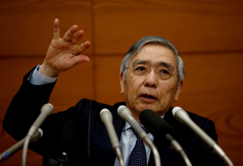 BOJ's Kuroda says expected rise in inflation will lack sustainability