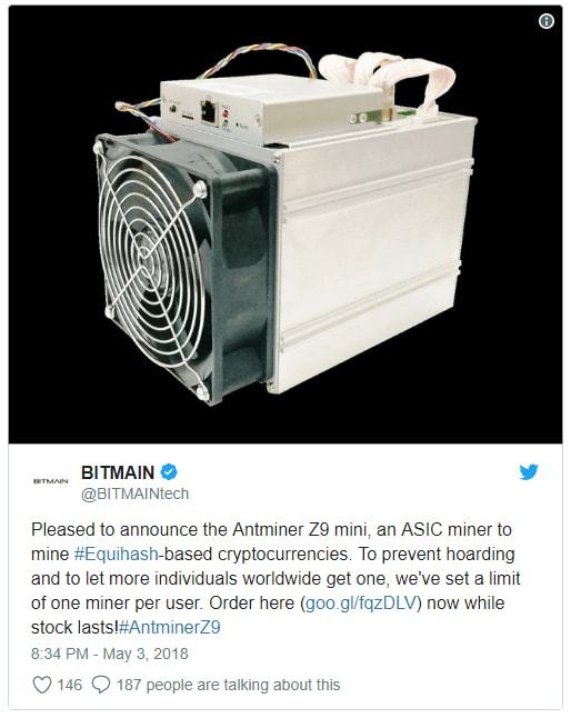 Antminer Z9 Mini 