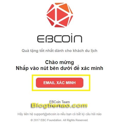 Đăng ký tài khoản EBCoin. Ảnh 2