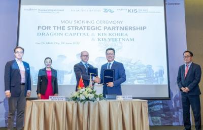 Dragon Capital ký kết hợp tác phân phối sản phẩm đầu tư với Chứng khoán KIS Việt Nam