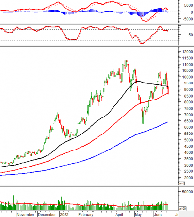 Phân tích kỹ thuật phiên chiều 22/06: VN-Index test đáy 1,150 - 1,200