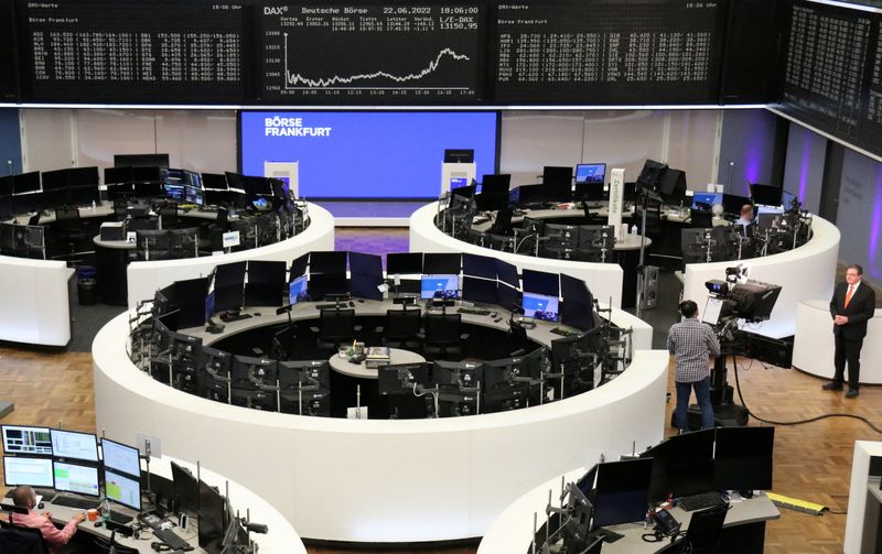 European stocks skid on gloomy business activity data, German energy troubles