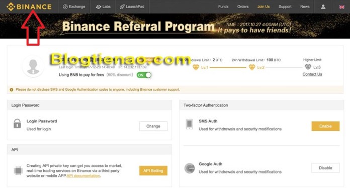 Mua bán IOTA trên Binance. Ảnh 1