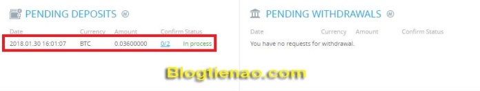 Nạp BTC vào YoBit. Ảnh 4