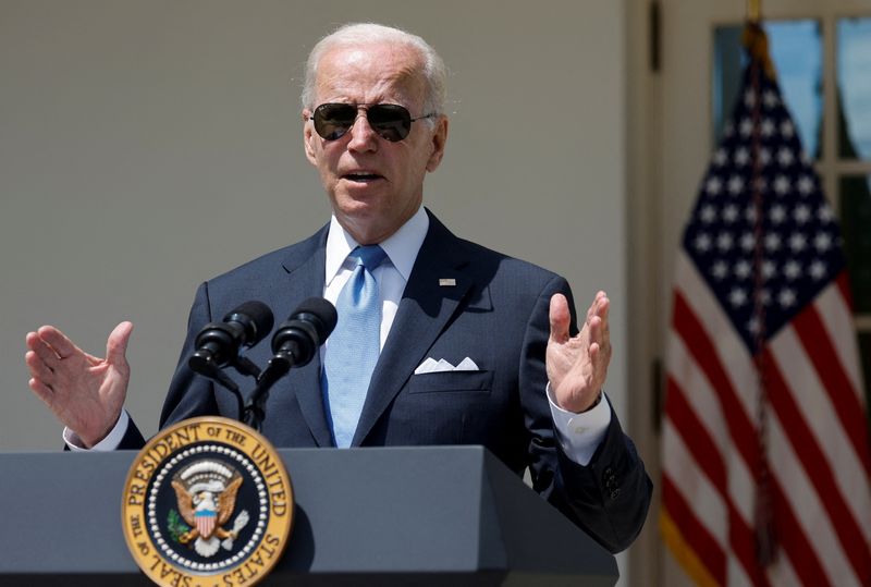Biden sees 'no surprise' in slowdown, says U.S. economy on 'right path'