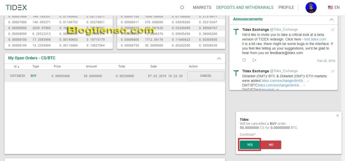 Mua bán giao dịch trên Tidex. Ảnh 8