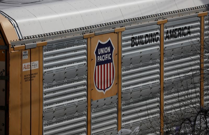 Union Pacific says third-quarter volumes up as staffing improves, congestion eases