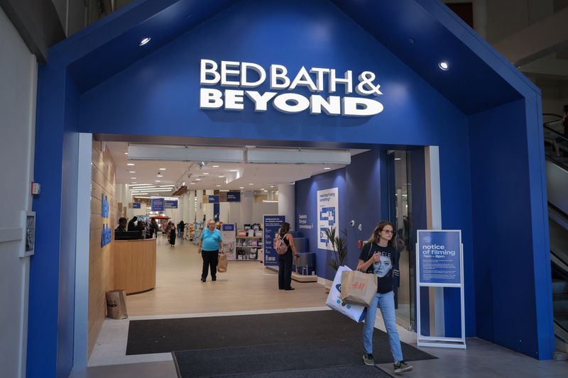 Bed Bath & Beyond leads revival in meme stocks' rally