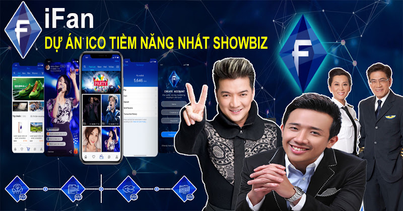 Núp bóng những người nổi tiếng để PR trá hình cho dự án iFan lừa đảo.