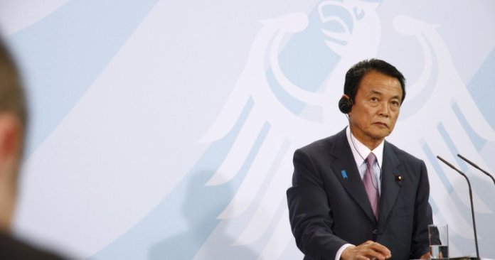 Bộ trưởng tài chính của Nhật Bản, ông Taro Aso