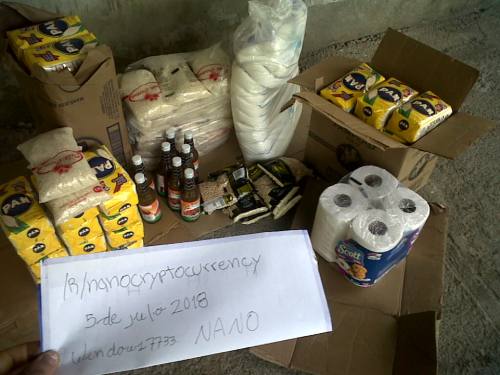 Trader người Venezuela mua 400 kg lương thực bằng NANO, triển khai phong trào từ thiện 