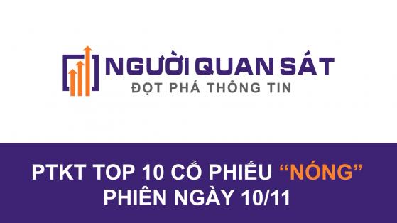 Phân tích kỹ thuật Top 10 cổ phiếu 