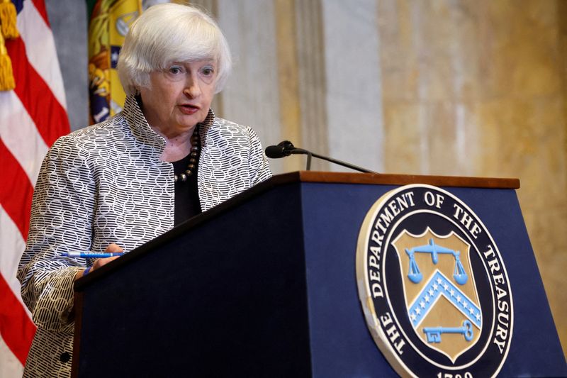 U.S. Treasury's Yellen 'practiced and practiced' her signature for U.S. bills