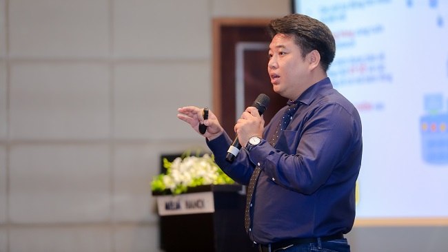 Ông Triệu Anh Dũng - Phó Giám đốc Trung tâm Nghiên cứu Blockchain QNET