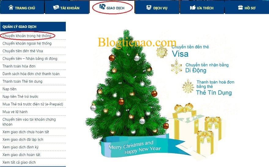 chuyen tien trong he thong sacombank