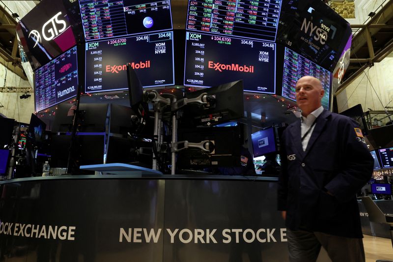 Wall St choppy post inflation data, energy shares jump