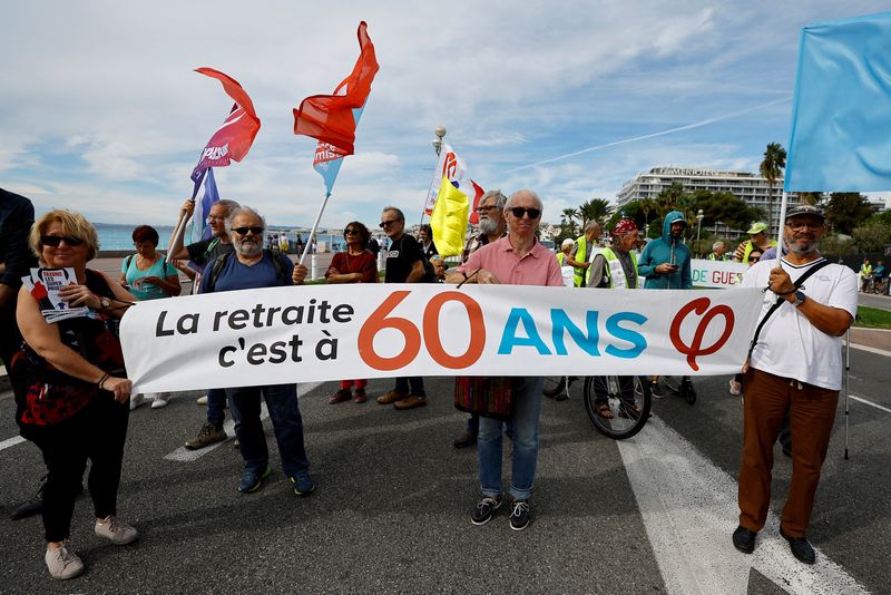 French pension reforms and the protests they faced