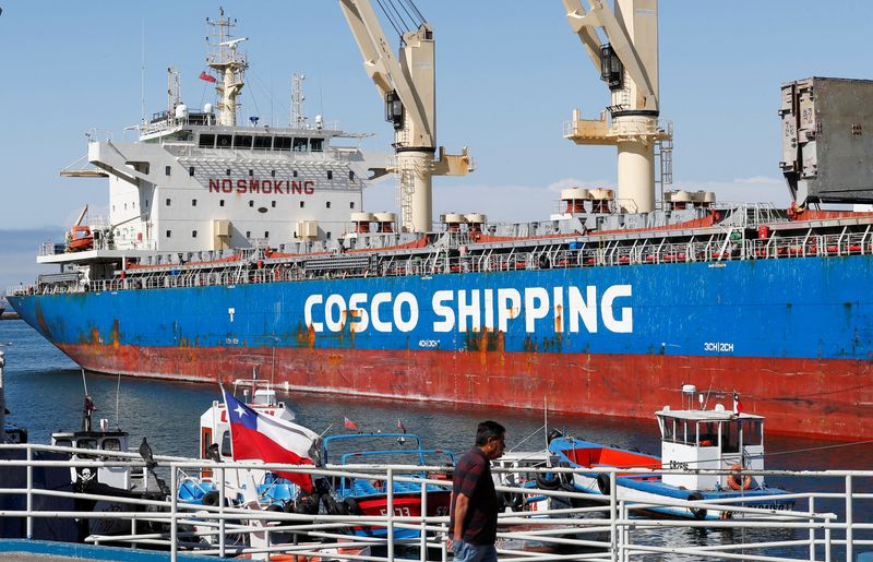 China's COSCO SHIPPING Holdings to pay over $800 million for 5.8% stake in COFCO Fortune