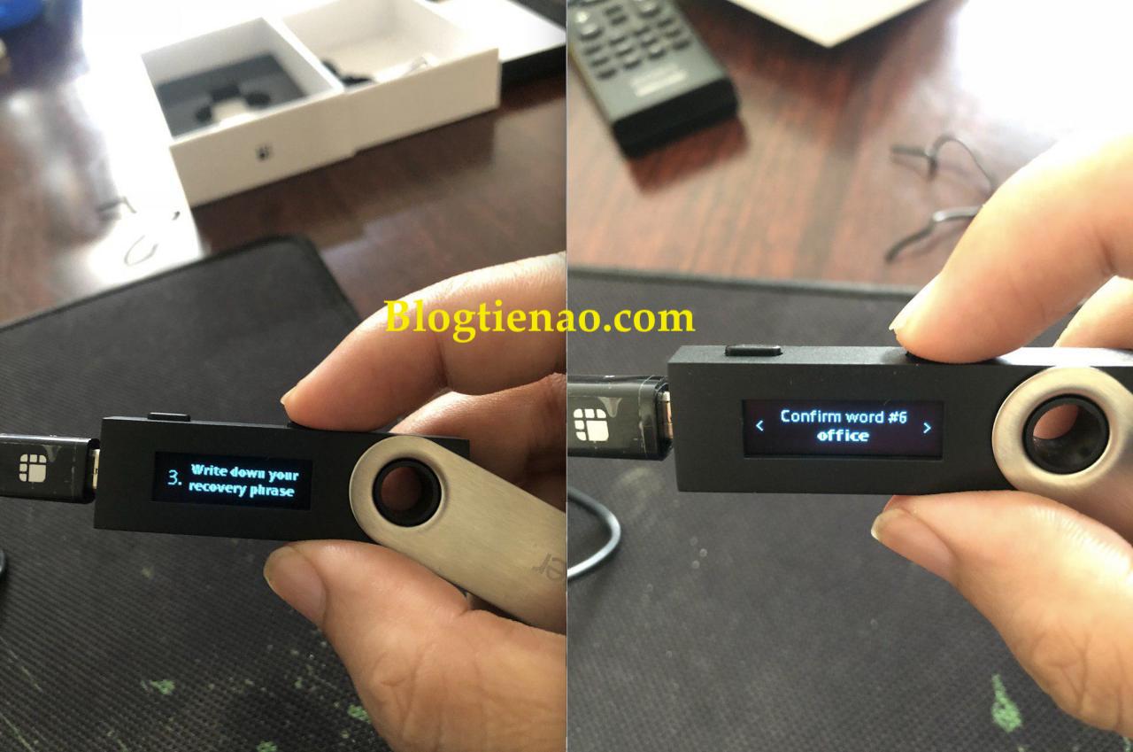 ví lạnh bitcoin ledger nano s