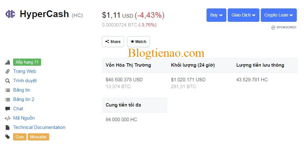 HyperCash-ty-gia