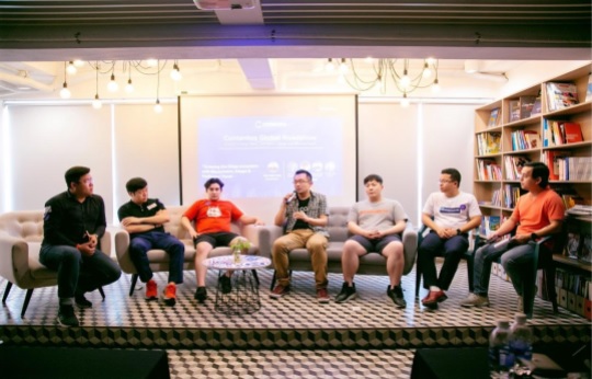 contentos global roadshow dien ra tai viet nam , contentos global roadshow, Heuibae Kim ,Mick Tsai,Contentos, Somesing, Axie Infinity, Tomochain, Nexty, bitcoin-news.vn, tiền điện tử