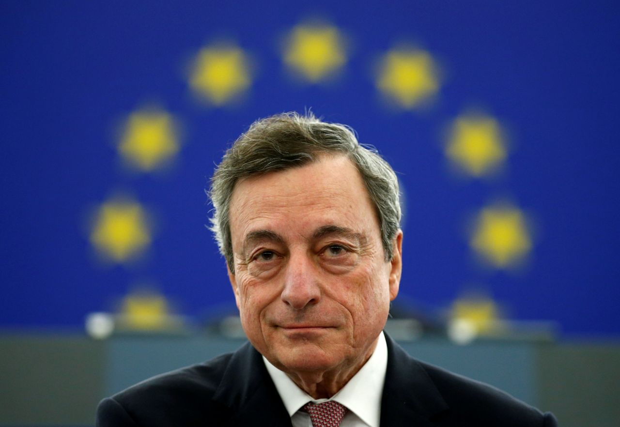 Chủ tịch Ngân hàng châu Âu Mario Draghi: Tiền điện tử không phải “tiền tệ”, mà là tài sản rủi ro cao