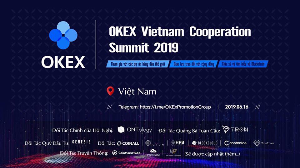 okex cooperation summit 2019 tại việt nam, okex 