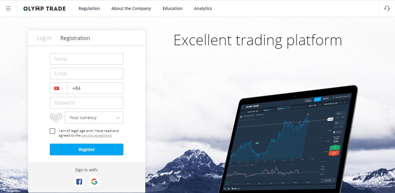 Olymp Trade tự hào cung cấp mọi thứ mà một người cần để trở thành nhà giao dịch thành công như mong muốn. 