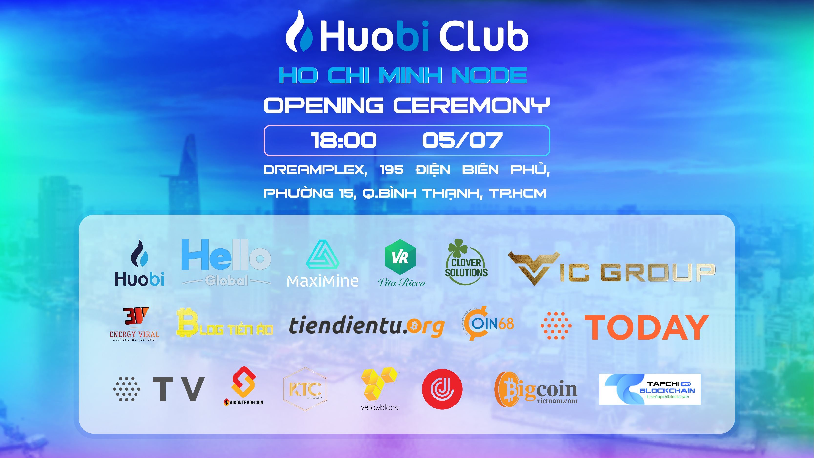 Thông cáo báo chí - Sự kiện ra mắt Huobi Club tại Việt Nam
