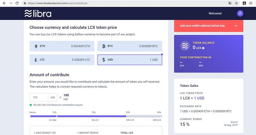 facecoin,tiendientu,tiền điện tử,libra scam,btcnews