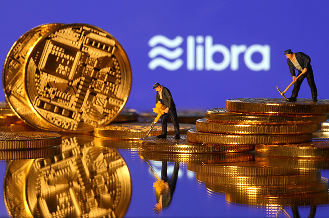 Tiền ảo Libra của Facebook liên tục bị giới chức các nước lo ngại /// Ảnh: Reuters