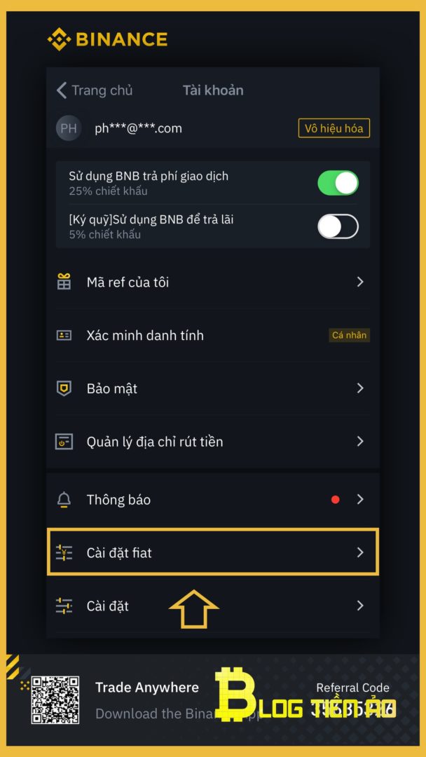 Cài đặt fiat