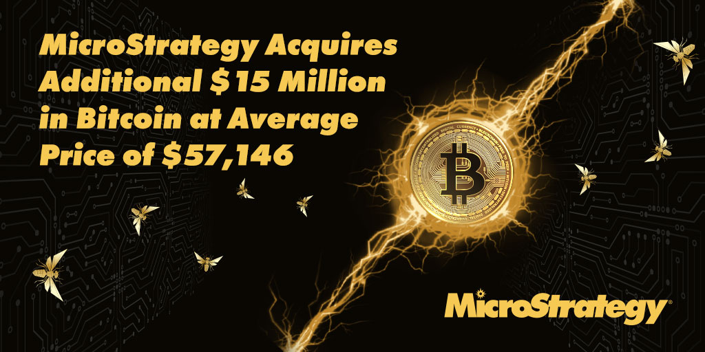 MicroStrategy đã mua thêm 15 triệu đô la Bitcoin, nâng cấp tổng số tài sản nắm giữ hơn 5 tỷ đô la