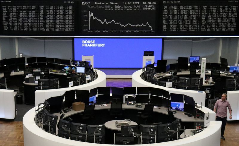 European shares end slightly higher as Fed comes into focus