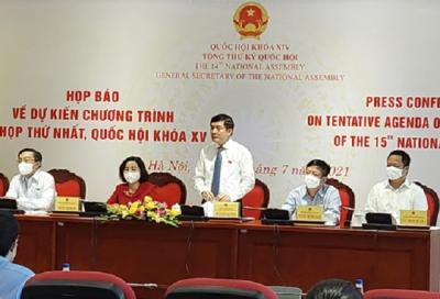 Bầu Chủ tịch nước, Thủ tướng Chính phủ và Chánh án TAND Tối cao vào ngày 26/7