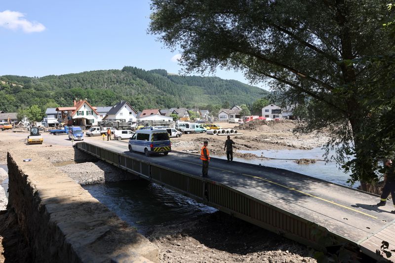 Insured losses from western German floods may total 4-5 billion euros - trade body