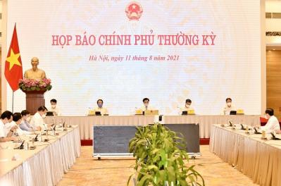 Họp báo Chính phủ thường kỳ tháng 7/2021: Nỗ lực sớm vượt qua đại dịch, phục hồi và phát triển KTXH