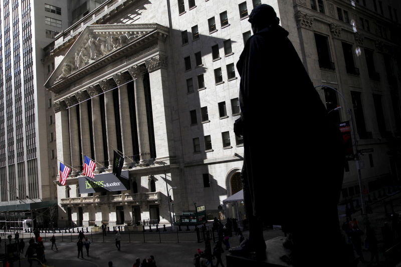 U.S. stocks mixed at close of trade; Dow Jones Industrial Average down 0.56%
