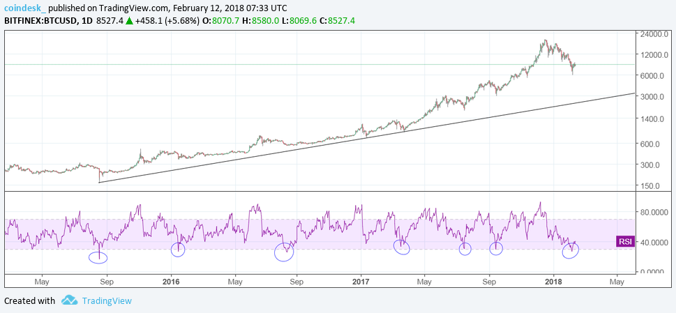 Bitcoin daily chart 12.2