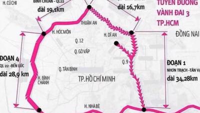TP.HCM đấu giá hơn 2.000 ha đất dọc tuyến để thu hồi vốn, đầu tư đường Vành đai 3