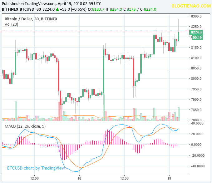 biểu đồ giá bitcoin